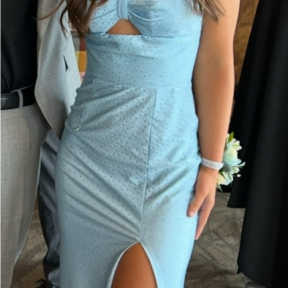 PROM perfect! Sherri Hill Blue Dress, Size 00